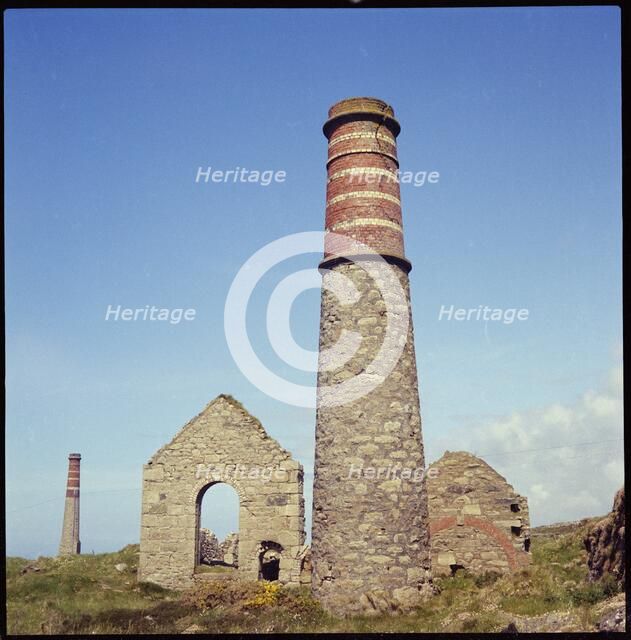 Levant Mine, Levant Road, Trewellard, St Just, Cornwall, 1967-1970. Creator: Eileen Deste.