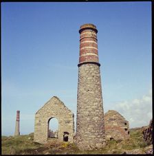 Levant Mine, Levant Road, Trewellard, St Just, Cornwall, 1967-1970. Creator: Eileen Deste