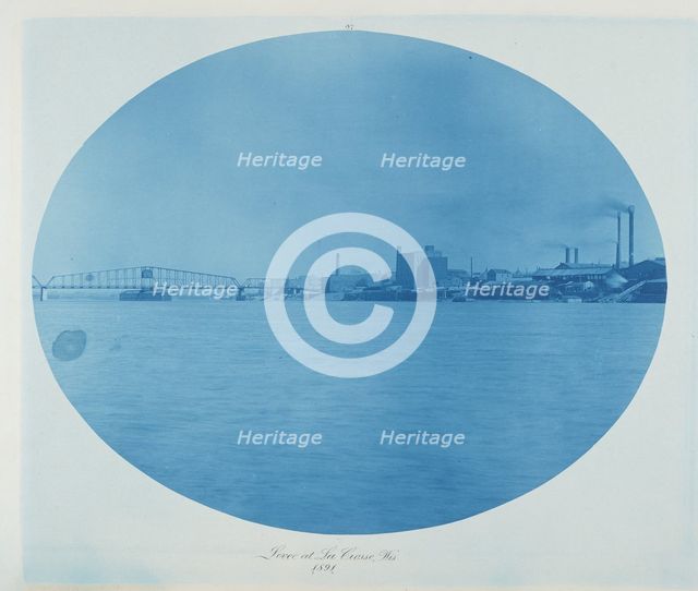 Levee at La Crosse, Wis., 1891. Creator: Henry Bosse.