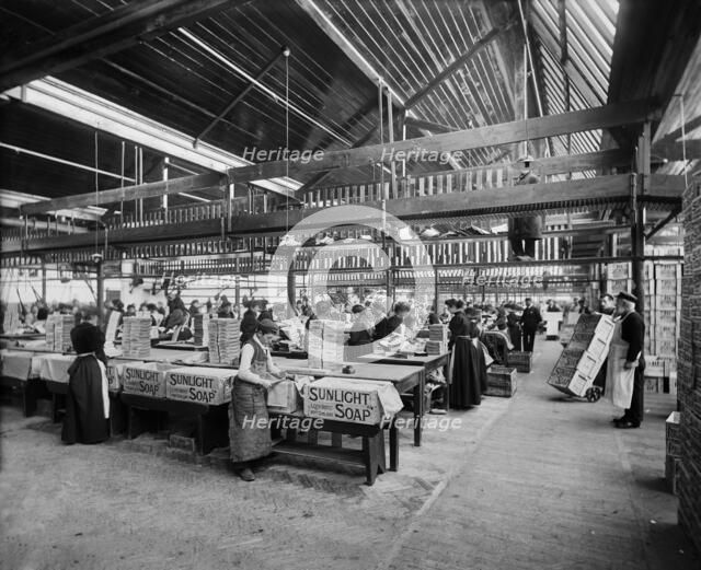 Lever Brothers Sunlight Soap Works, Port Sunlight, Wirral, Merseyside, 1897. Artist: Henry Bedford Lemere.