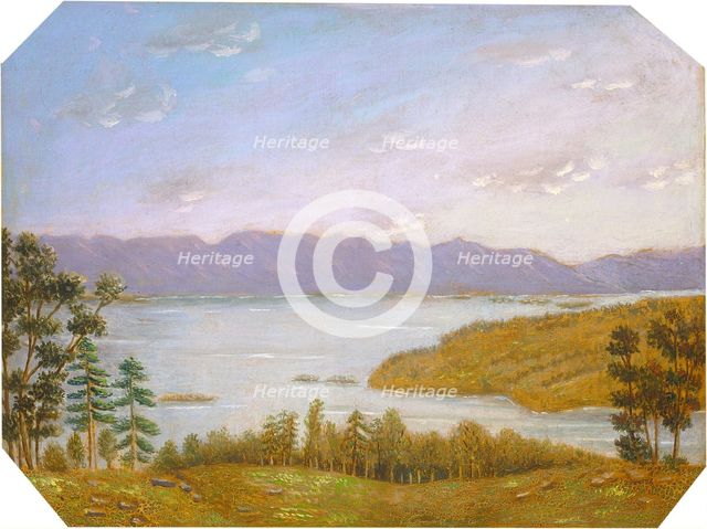 Leverett Pond, c. 1860/1880. Creator: Erastus Salisbury Field.