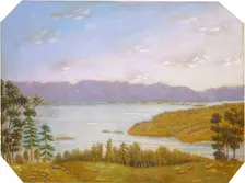 Leverett Pond, c. 1860/1880. Creator: Erastus Salisbury Field