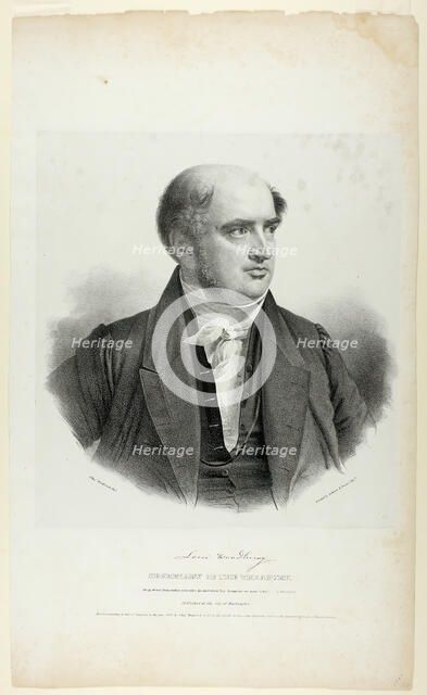 Levi Woodbury, Secretary of Treasury, 1837. Creator: Charles Fenderich.