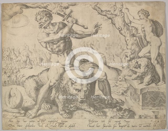 Levi, from the series The Twelve Patriarchs, 1550. Creator: Dirck Volkertsen Coornhert.
