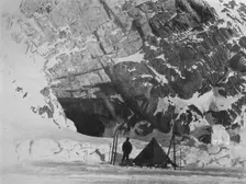 Levick Outside Camp at Penelope Point 1912, (1913). Artist: G Murray Levick
