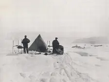 Levick's Camp Among Crevasses 1912, (1913). Artist: G Murray Levick