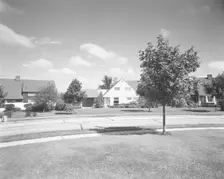 Levittown houses, 1958. Creator: Gottscho-Schleisner, Inc