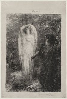 LEvocation dErda, 1885. Creator: Henri Fantin-Latour (French, 1836-1904)