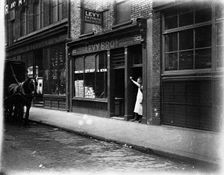 Levy Brothers unleavened bread bakery, London, early 20th century. Creator: John Galt
