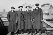 Lew G. Henderson; Vincent Genoves; E.K. Miller; and Duke P. Kahanamoku, 1912. Creator: Bain News Service