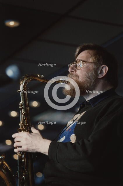 Lew Tabackin, Jazz Inn Party, Nordwijk, Netherlands, 1989. Creator: Brian Foskett.