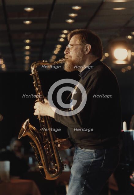 Lew Tabackin, Jazz Inn Party, Nordwijk, Netherlands, 1989. Creator: Brian Foskett.