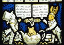 Lewis Carroll memorial window, Daresbury Church, Cheshire. Artist: Tim Smart