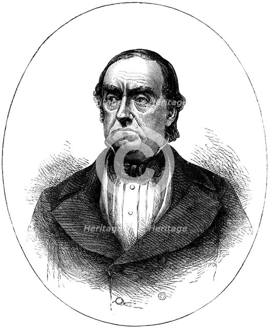 Lewis Cass, American soldier, statesman and historian, (c1880). Artist: Unknown