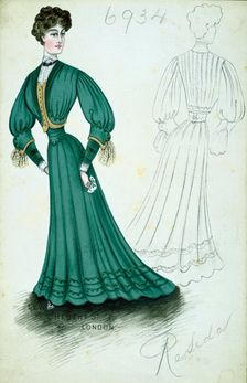 Lewis and Allenby fashion design, c1900. Creator: Lewis and Allenby