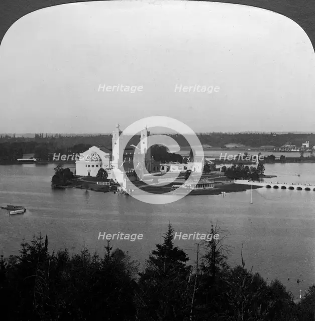 Lewis and Clark Exposition, Government Building, Guild's Lake, Portland, Oregon, USA, 1905.Artist: HC White