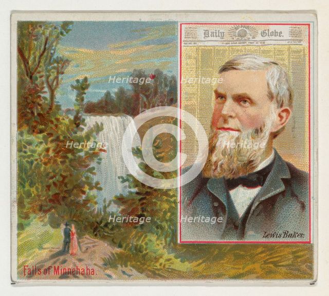 Lewis Baker, St. Paul Daily Globe, from the American Editors series (N35) for Allen & Gint..., 1887. Creator: Allen & Ginter.