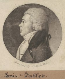 Lewis Salles, 1801. Creator: Charles Balthazar Julien Févret de Saint-Mémin