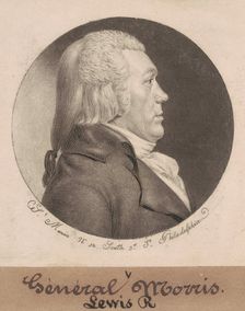 Lewis Richard Morris, 1798. Creator: Charles Balthazar Julien Févret de Saint-Mémin
