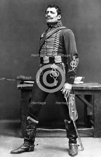 Lewis Waller (1860-1915), English actor and theatre manager, early 20th century.Artist: Ellis & Walery