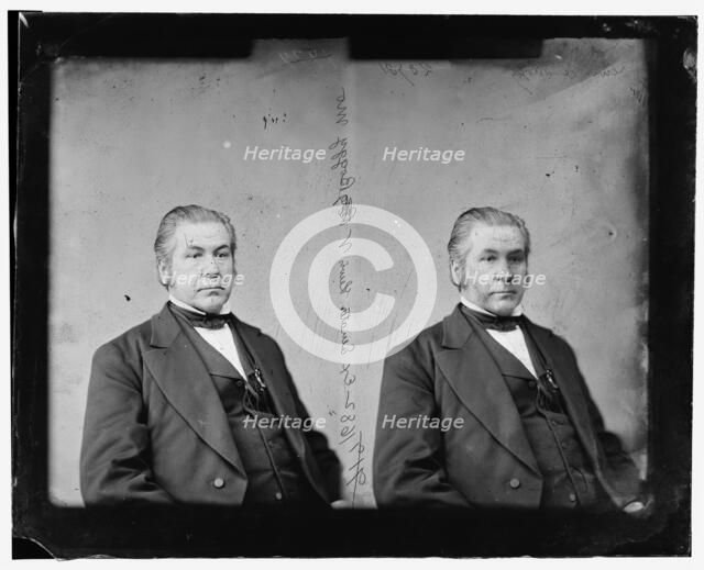 Lewis Vital Bogy of Missouri, between 1865 and 1880. Creator: Unknown.