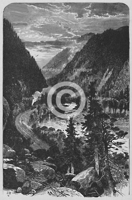 'Lewistown Narrows on the Juniata', 1883. Artist: Unknown.