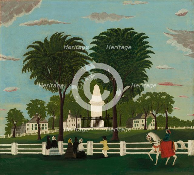 Lexington Battle Monument, 1853 or after. Creator: Unknown.