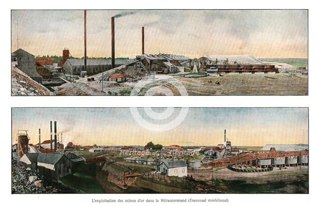 'L'exploitation des mines d'or dans le Witwaterstrand (Transvaal meridional); Afrique...', 1914. Creator: Unknown.