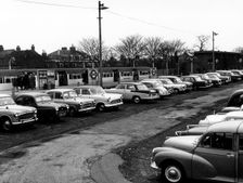 Leytonstone station car park, 1960's. Creator: Unknown