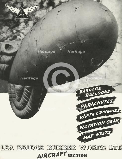 'Lea Bridge Rubber Works Ltd - Aircraft Section', 1941. Creator: Unknown.