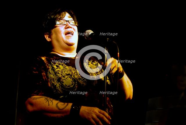 Lea DeLaria, Brunswick, Hove, West Sussex, Nov 2009. Creator: Brian O'Connor.