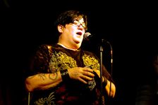 Lea DeLaria, Brunswick, Hove, West Sussex, Nov 2009. Creator: Brian O'Connor