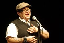 Lea DeLaria, Hawth, Crawley, West Sussex, April 2009. Creator: Brian O'Connor
