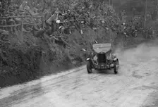 Lea-Francis Hyper competing in the Shelsley Walsh Amateur Hillclimb, Worcestershire, 1929. Artist: Bill Brunell