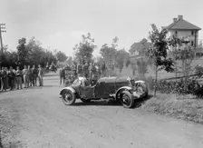 Lea-Francis Hyper, Bugatti Owners Club Hill Climb, Chalfont St Peter, Buckinghamshire, 1935. Artist: Bill Brunell