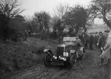 Lea-Francis of CH Wagstaff at the Sunbac Colmore Trial, near Winchcombe, Gloucestershire, 1934. Artist: Bill Brunell
