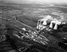 Lea Hall Colliery and Rugeley A Power Station, Staffordshire, 1963. Creator: Michael Walters