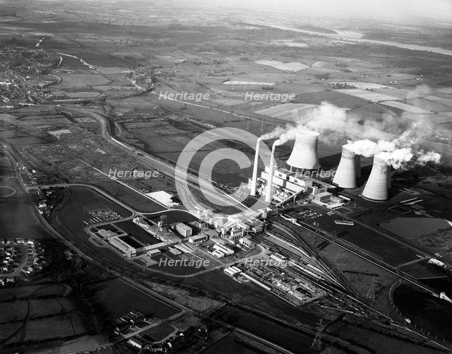 Lea Hall Colliery and Rugeley A Power Station, Staffordshire, 1963.  Creator: Michael Walters.