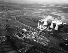 Lea Hall Colliery and Rugeley A Power Station, Staffordshire, 1963. Artist: Michael Walters