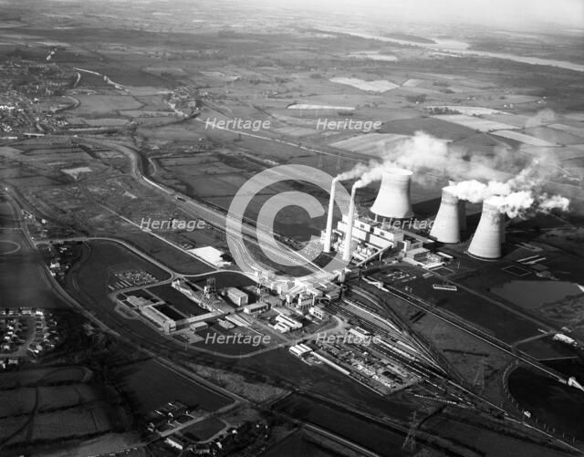 Lea Hall Colliery and Rugeley A Power Station, Staffordshire, 1963.  Artist: Michael Walters