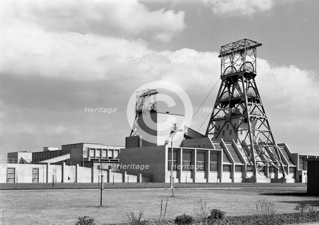 Lea Hall Colliery, Rugeley, Staffordshire, 1961.  Creator: Michael Walters.