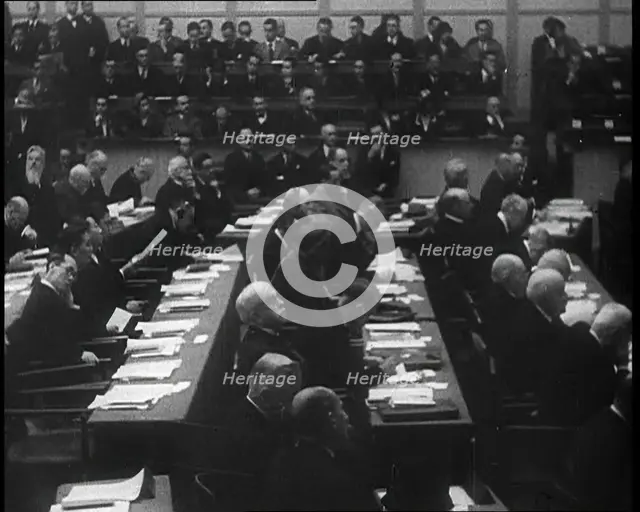League of Nations Delegates, 1933. Creator: British Pathe Ltd.