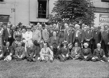 League To Enforce Peace - Group., William H. Taft in Center, 1916. Creator: Harris & Ewing