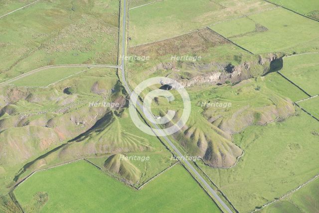 Lead and ironstone mines and spoil heaps, Weardale, County Durham, 2015. Creator: Dave MacLeod.