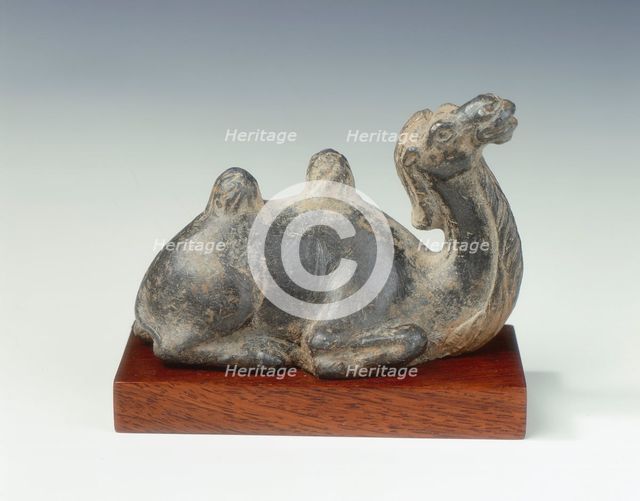 Lead Bactrian camel, Sui-early Tang dynasty, China, late 6th-7th century. Artist: Unknown