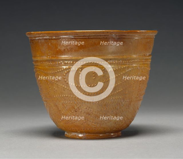 Lead-Glazed Beaker, 1st century A.D. Creator: Unknown.