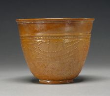 Lead-Glazed Beaker, 1st century A.D. Creator: Unknown