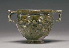 Lead-Glazed Skyphos, 50 B.C.-A.D. 50. Creator: Unknown