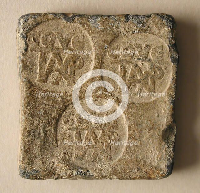 Lead Ingot with Monograms, Byzantine, 6th century. Creator: Unknown.