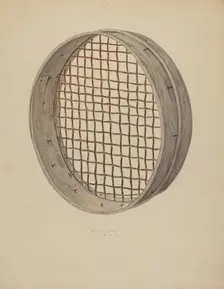 Lead Miner's Screen, 1940. Creator: Frank Volem